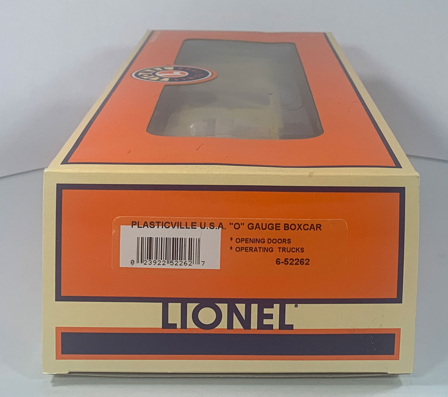 LIONEL • O GAUGE • 2002 Plasticville U.S.A. Boxcar 6-52262 • NEW OLD STOCK