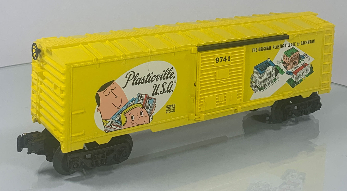 LIONEL • O GAUGE • 2002 Plasticville U.S.A. Boxcar 6-52262 • NEW OLD STOCK