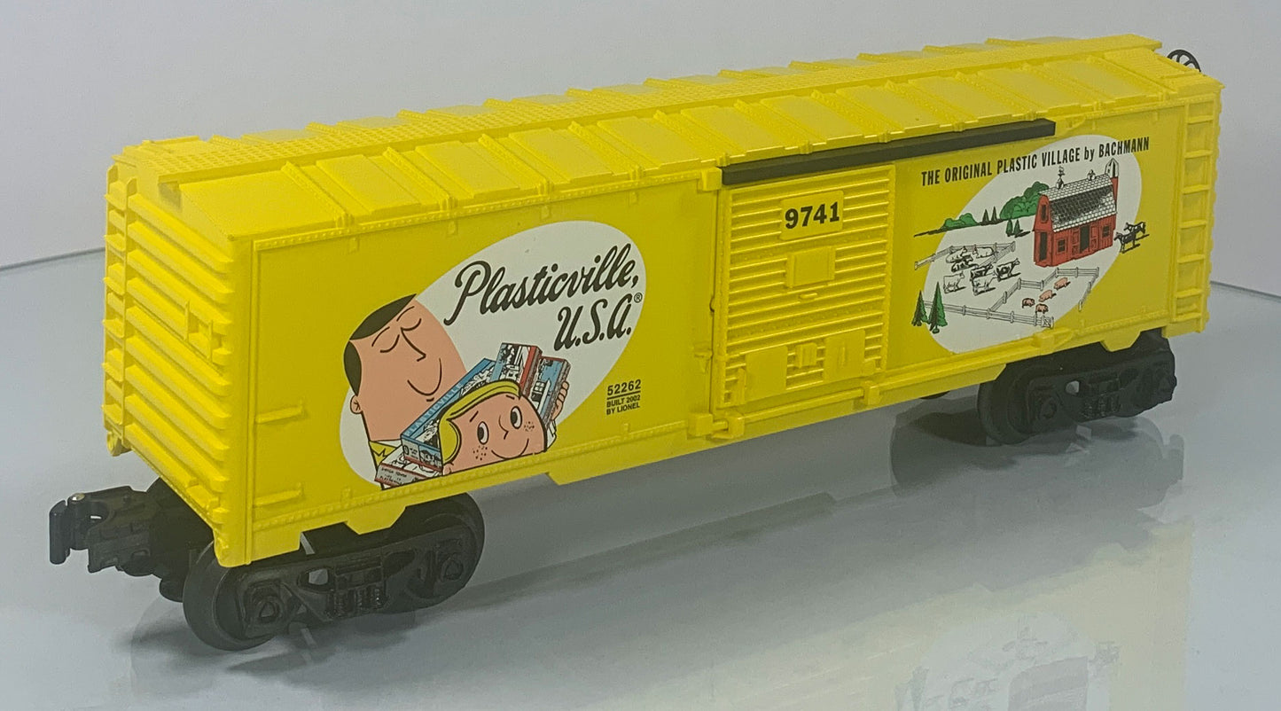 LIONEL • O GAUGE • 2002 Plasticville U.S.A. Boxcar 6-52262 • NEW OLD STOCK