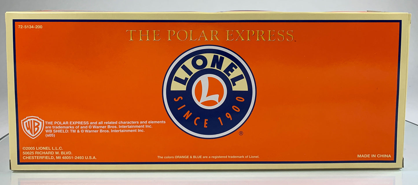 LIONEL • O GAUGE • 2005 The Polar Express Illuminated Baggage Car 6-25135 • NEW OLD STOCK