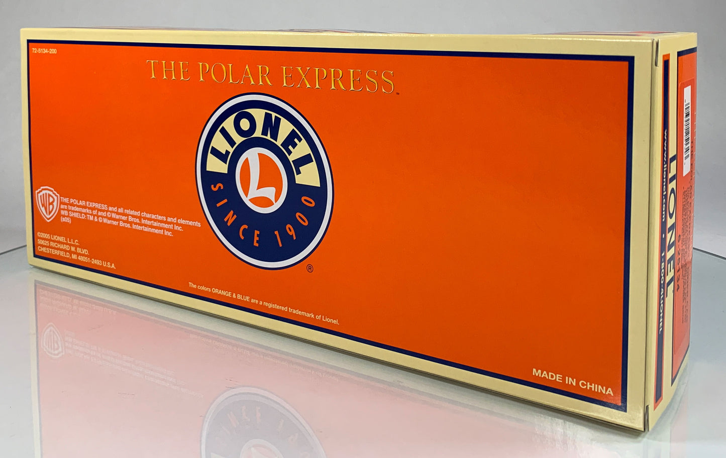 LIONEL • O GAUGE • 2005 The Polar Express Illuminated Diner Car 6-25134 • NEW OLD STOCK