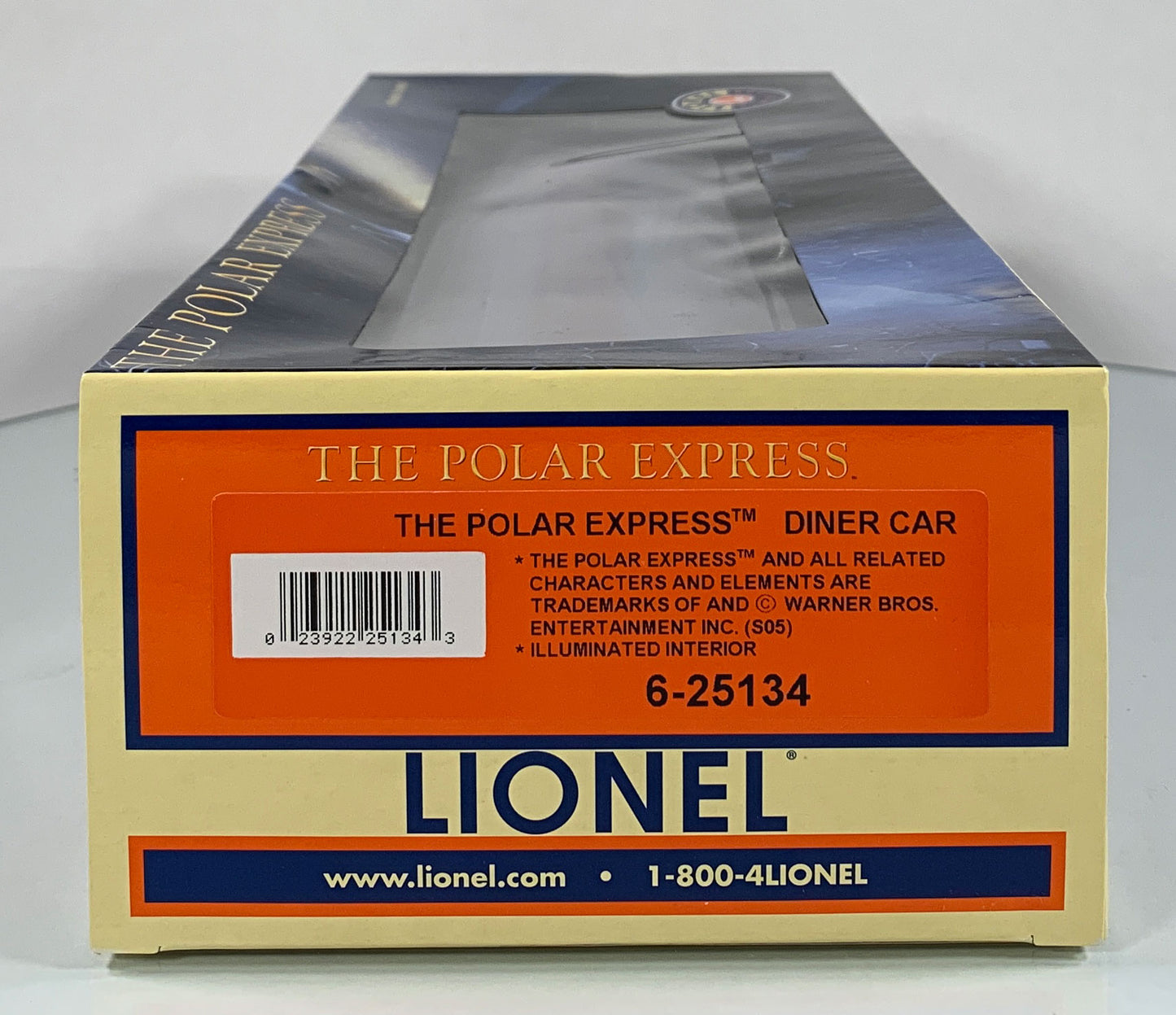 LIONEL • O GAUGE • 2005 The Polar Express Illuminated Diner Car 6-25134 • NEW OLD STOCK