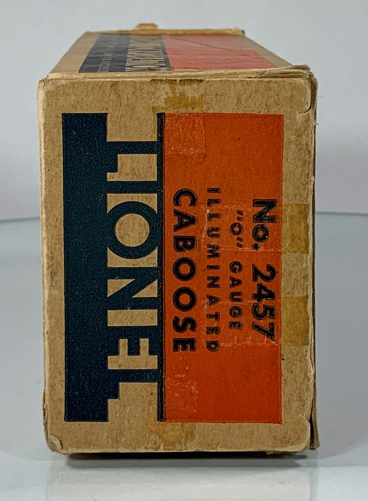 LIONEL • O GAUGE • 1945-1947 Postwar 2457 Illuminated Pennsylvania Caboose • Original Box • GOOD COND