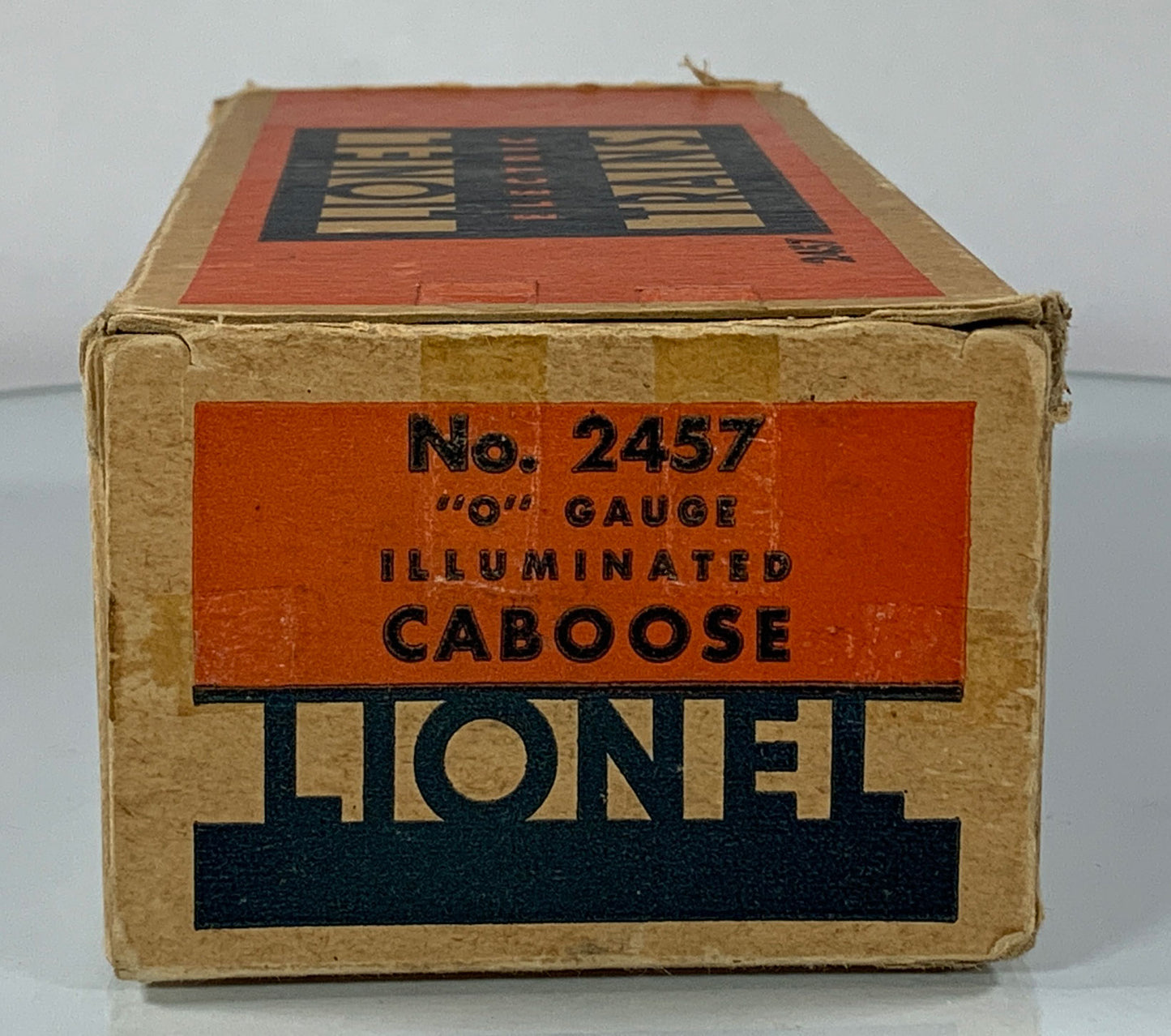 LIONEL • O GAUGE • 1945-1947 Postwar 2457 Illuminated Pennsylvania Caboose • Original Box • GOOD COND