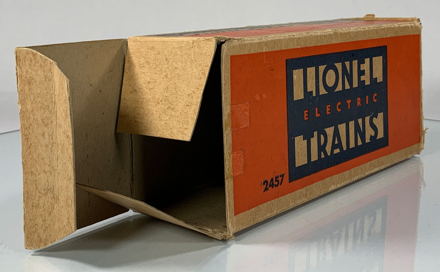 LIONEL • O GAUGE • 1945-1947 Postwar 2457 Illuminated Pennsylvania Caboose • Original Box • GOOD COND