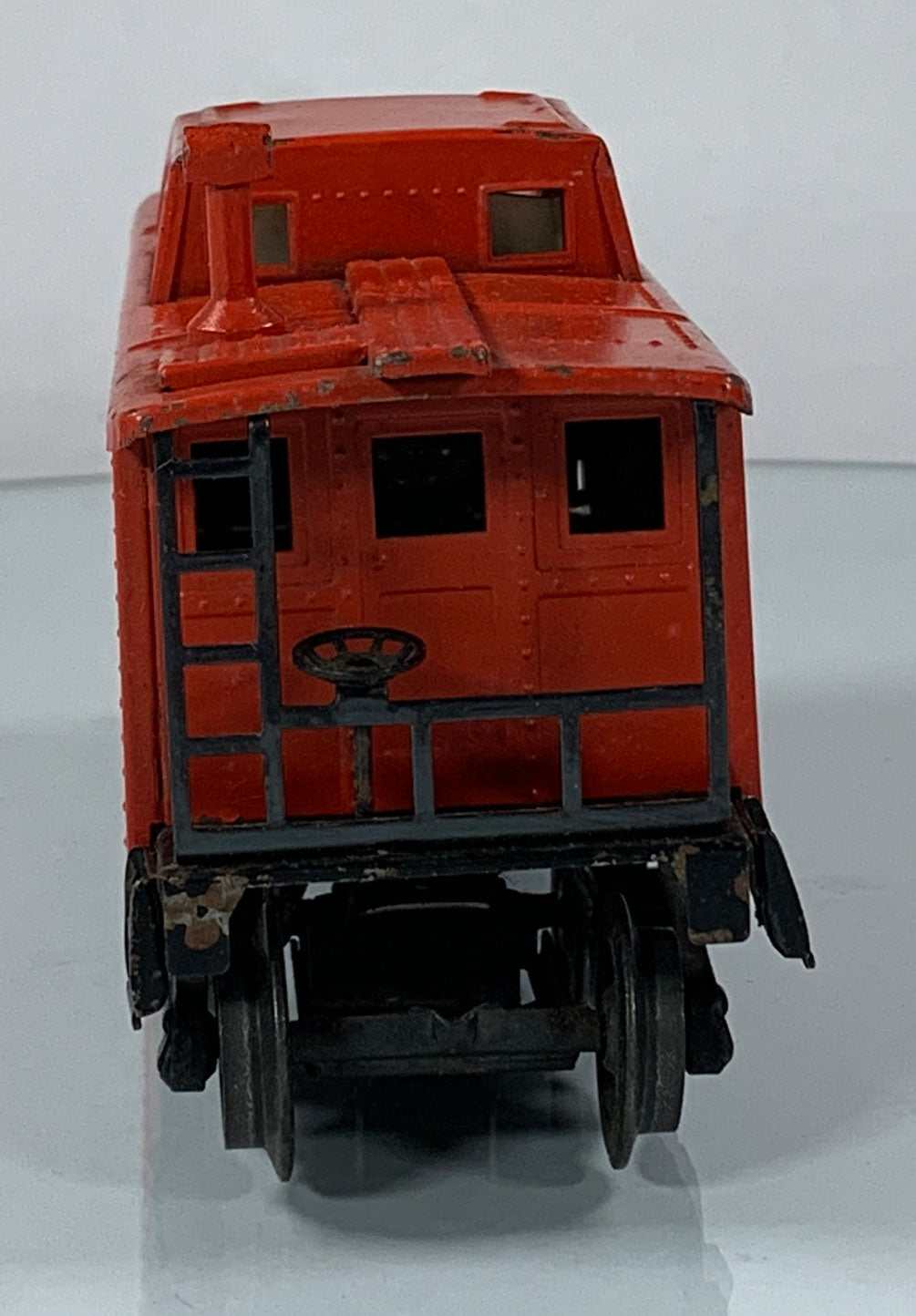 LIONEL • O GAUGE • 1945-1947 Postwar 2457 Illuminated Pennsylvania Caboose • Original Box • GOOD COND