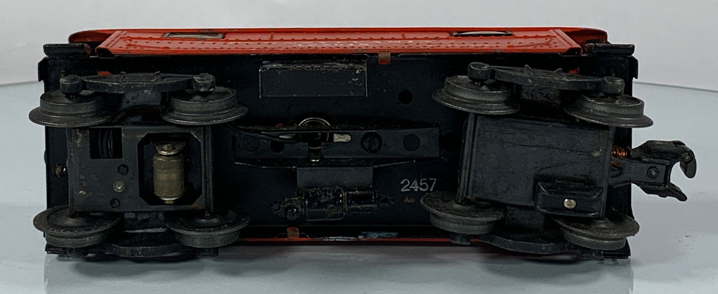 LIONEL • O GAUGE • 1945-1947 Postwar 2457 Illuminated Pennsylvania Caboose • Original Box • GOOD COND