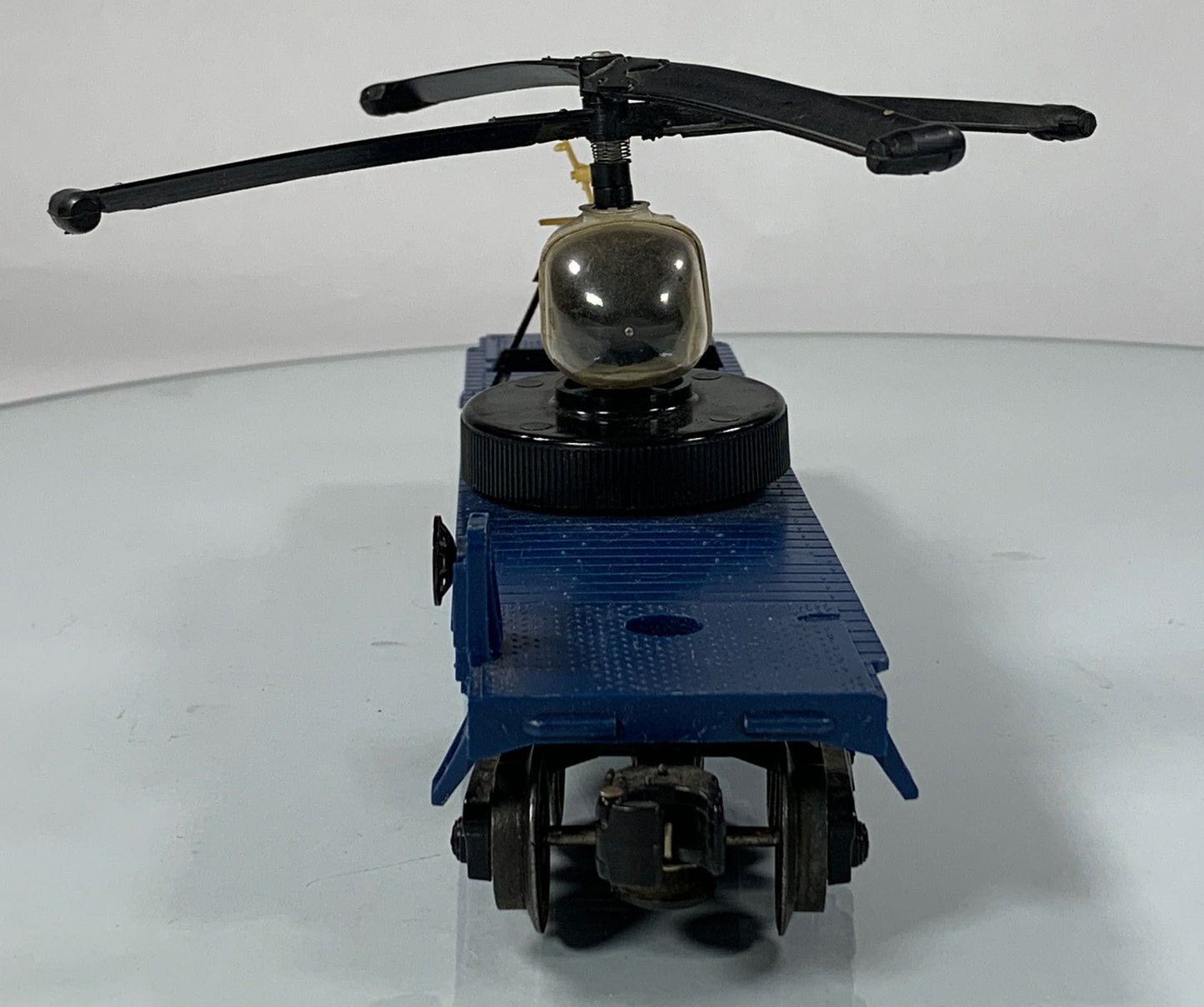 LIONEL • O GAUGE • 1960 Postwar 3419 Helicopter Launching Car • Loose • VERY GOOD COND