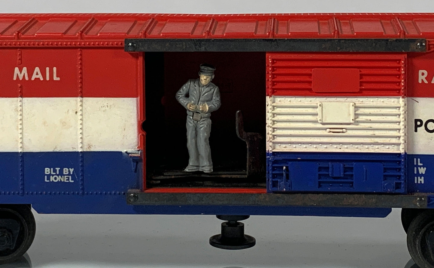 LIONEL • O GAUGE • 1959-1960 Postwar 3428 US Mail Operating Boxcar • Loose • GOOD COND