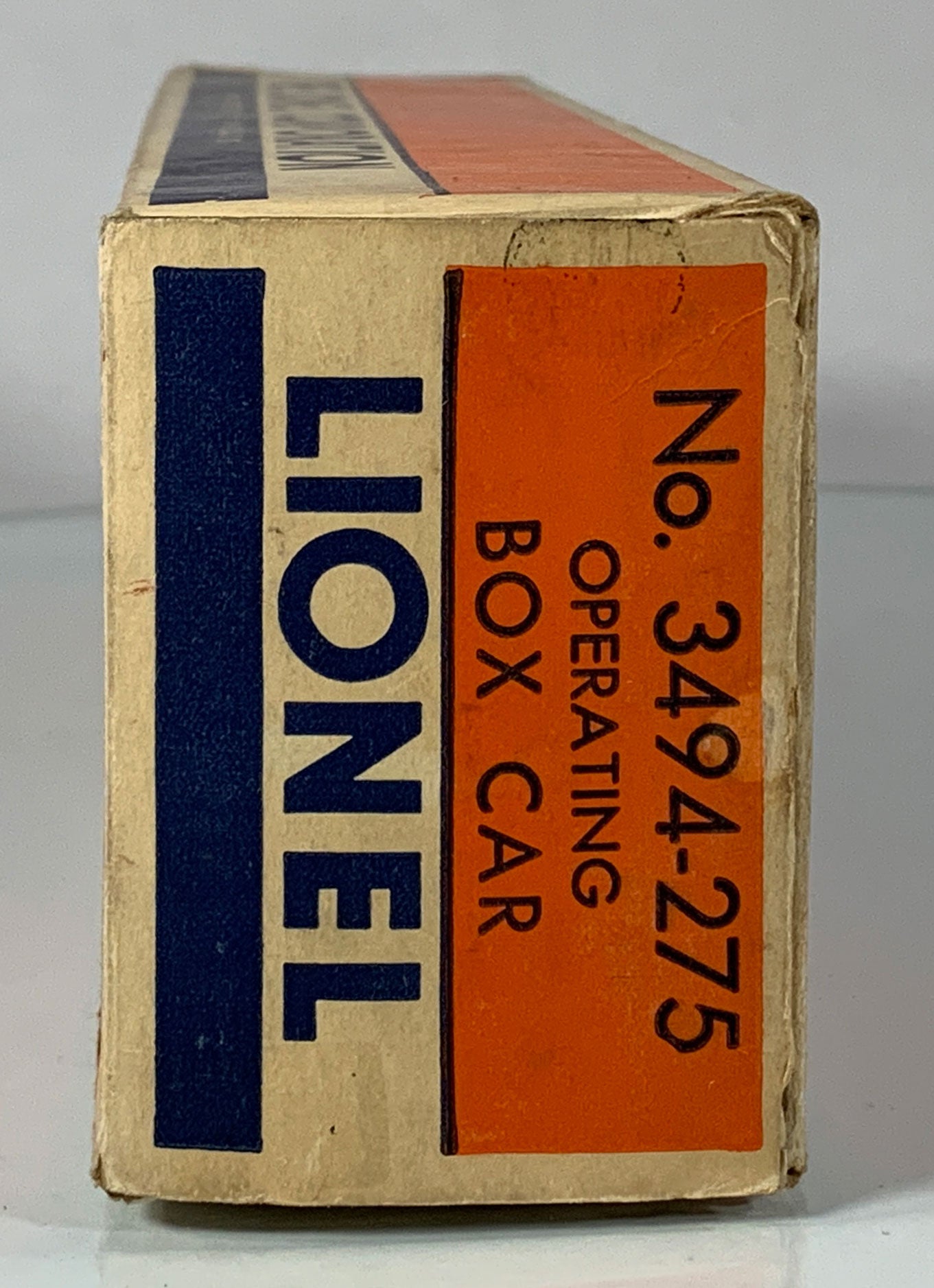 LIONEL • O GAUGE • 1956-1958 Postwar 3494-275 State of Maine Operating Boxcar w Orig Box • EX COND