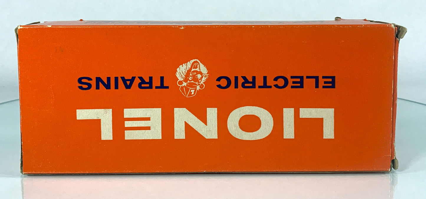 LIONEL • O GAUGE • 1960-1962 Postwar 3830 US Navy Submarine Flat Car w Orig Box • EX COND