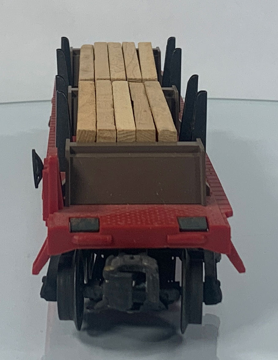 LIONEL • O GAUGE • 1957 Postwar 6264 Lumber Car • Original Box • VERY GOOD COND