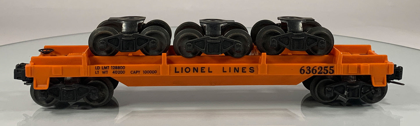 LIONEL • O GAUGE • 1955-1957 Postwar 6362 Rail Truck Car • Original Box • LIKE NEW COND