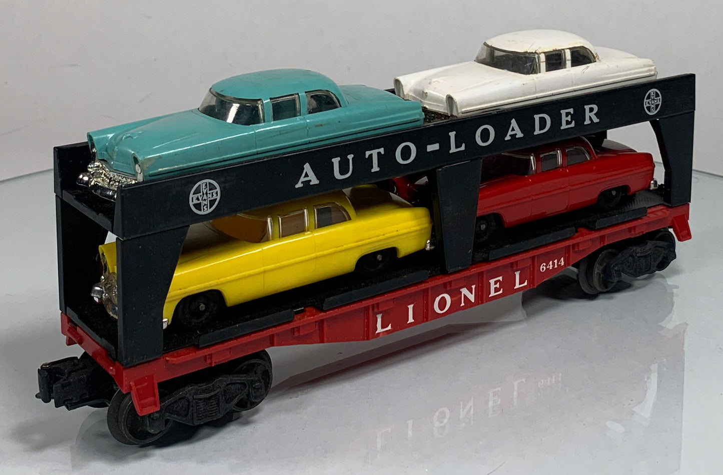 LIONEL • O GAUGE • 1957-59 Postwar 6414 Evans Automobile Car • Original Box • EX COND