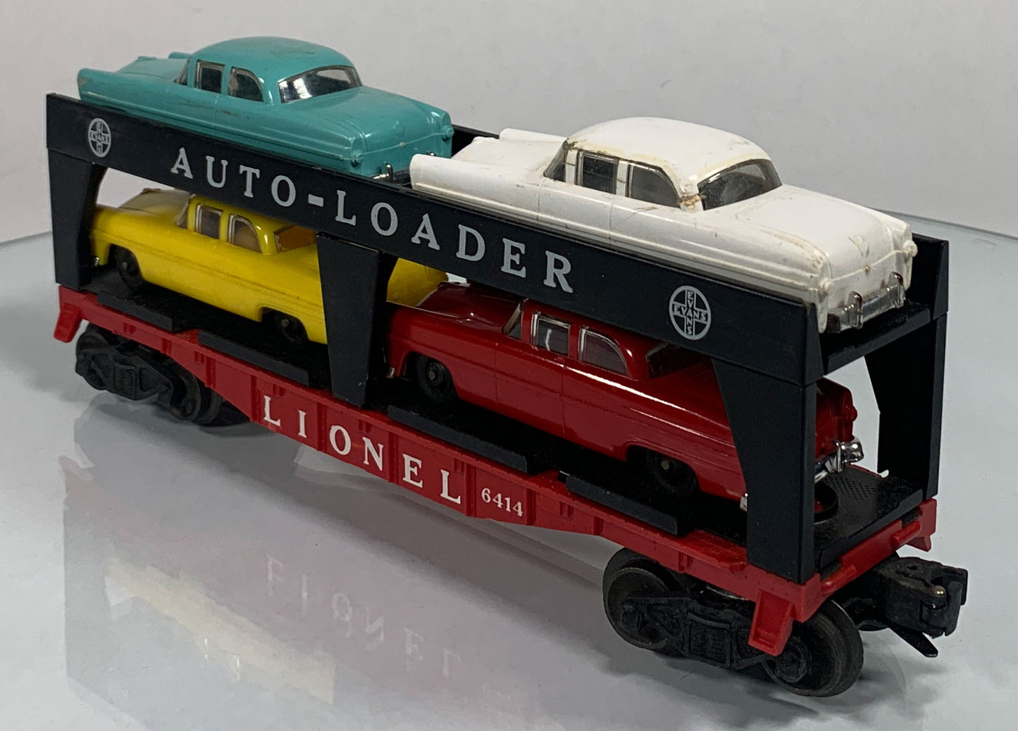 LIONEL • O GAUGE • 1957-59 Postwar 6414 Evans Automobile Car • Original Box • EX COND