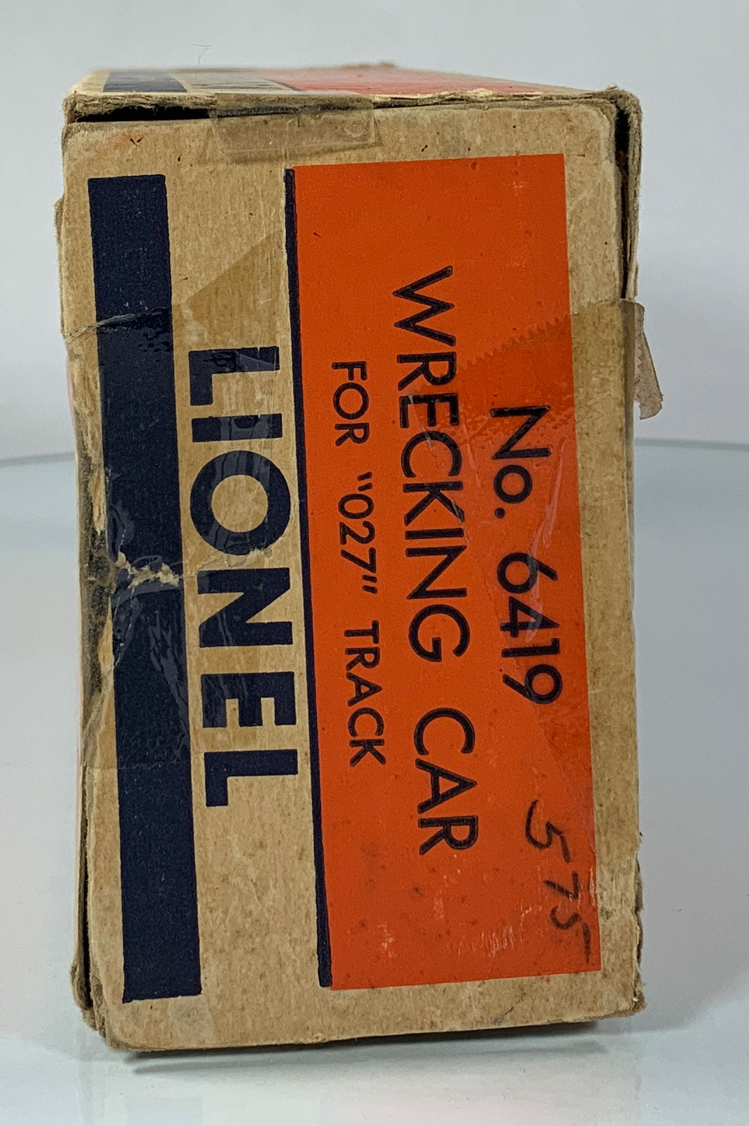 LIONEL • O GAUGE • 1952-1955 Postwar 6419 D L & W Wrecking Car Caboose • Original Box • EXCELLENT COND