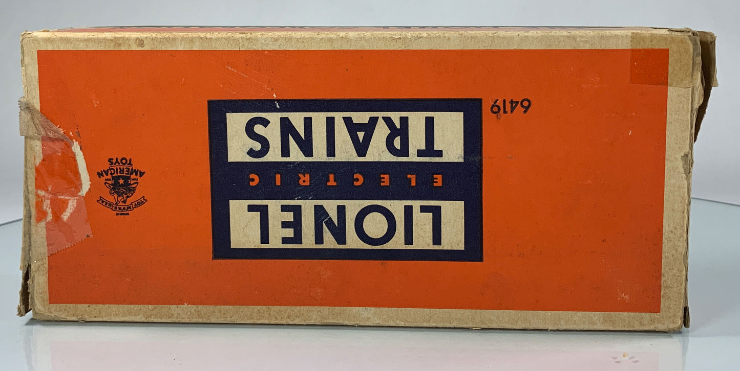 LIONEL • O GAUGE • 1952-1955 Postwar 6419 D L & W Wrecking Car Caboose • Original Box • EXCELLENT COND