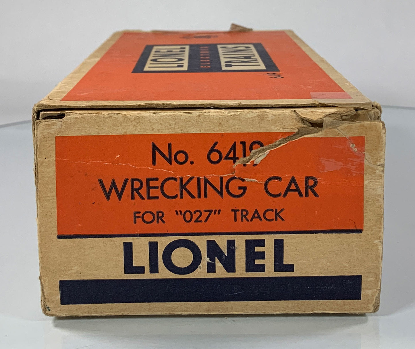 LIONEL • O GAUGE • 1952-1955 Postwar 6419 D L & W Wrecking Car Caboose • Original Box • EXCELLENT COND