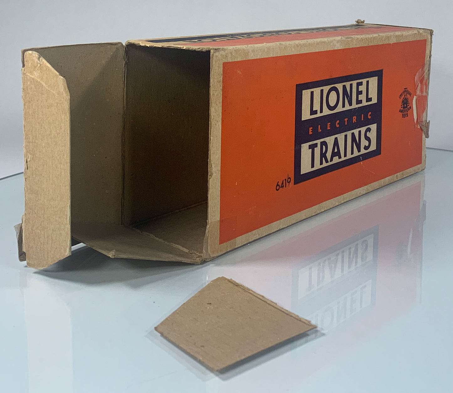 LIONEL • O GAUGE • 1952-1955 Postwar 6419 D L & W Wrecking Car Caboose • Original Box • EXCELLENT COND