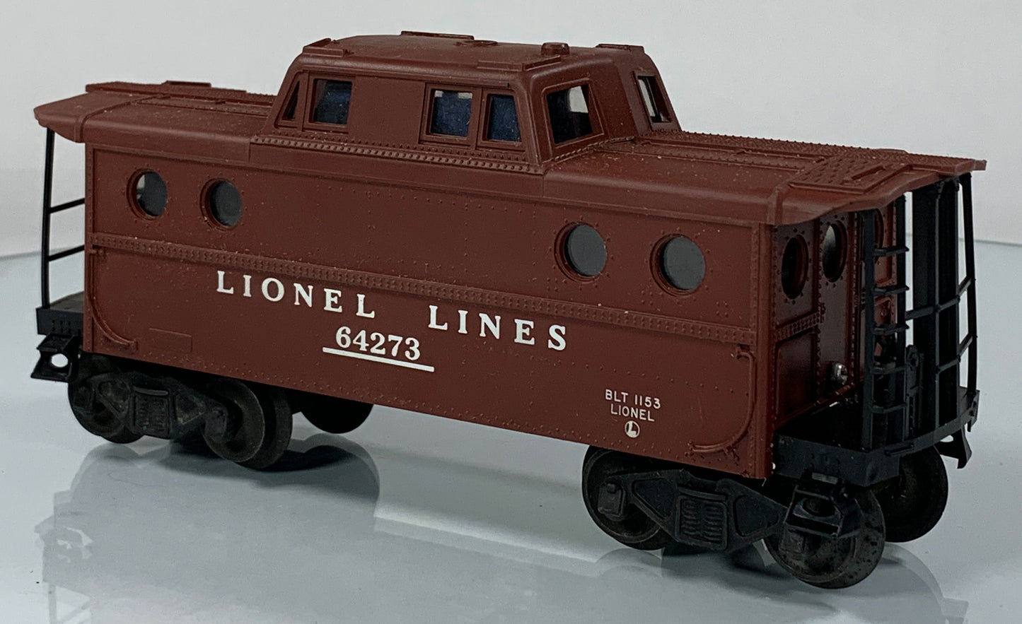 LIONEL • O GAUGE • 1956-1960 Postwar 6427-1 Illuminated Caboose • Original Box • EXCELLENT COND