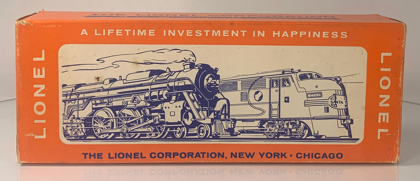 LIONEL • O GAUGE • 1961-1963 Postwar 6440 Flat Car Piggyback Vans • Original Box • VERY GOOD COND
