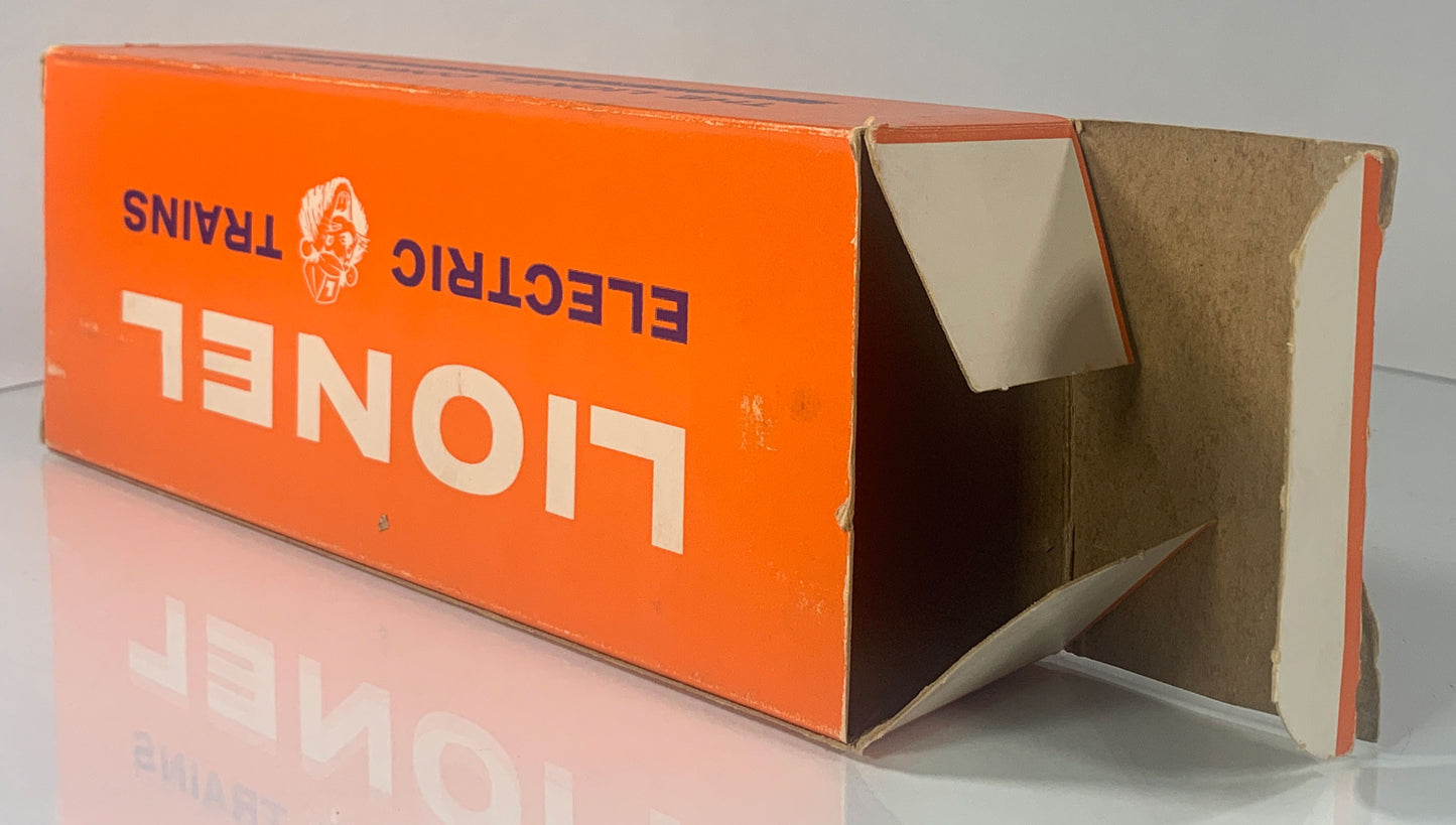LIONEL • O GAUGE • 1961-1963 Postwar 6440 Flat Car Piggyback Vans • Original Box • VERY GOOD COND