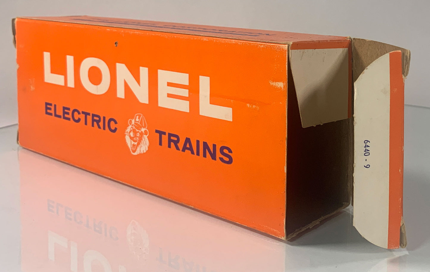 LIONEL • O GAUGE • 1961-1963 Postwar 6440 Flat Car Piggyback Vans • Original Box • VERY GOOD COND