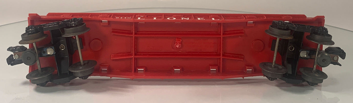 LIONEL • O GAUGE • 1961-1963 Postwar 6440 Flat Car Piggyback Vans • Original Box • VERY GOOD COND