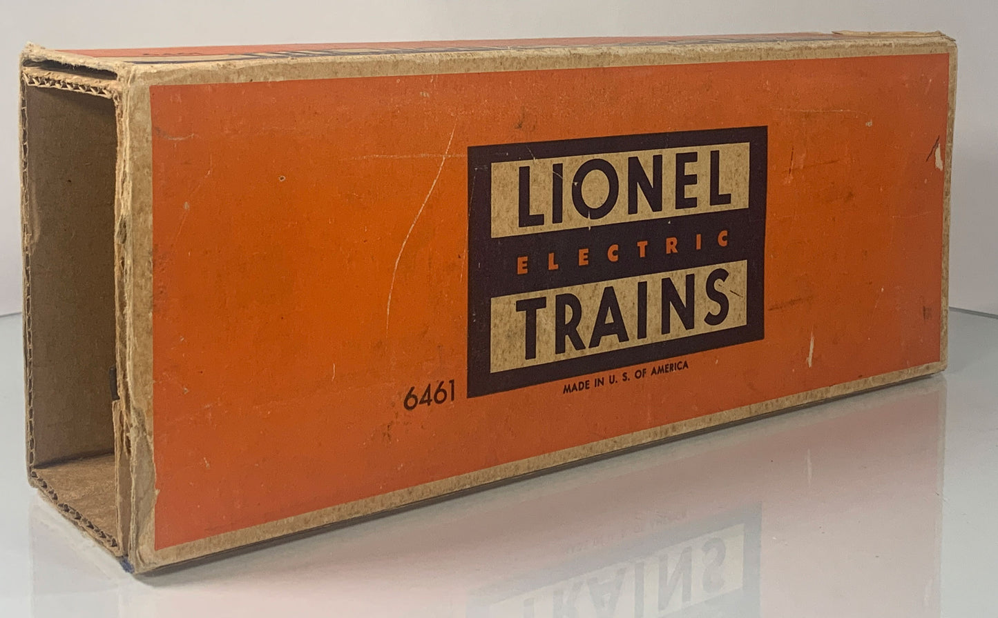 LIONEL • O GAUGE • 1949-1950 Postwar 6461 Transformer Car • Original Box • VERY GOOD COND
