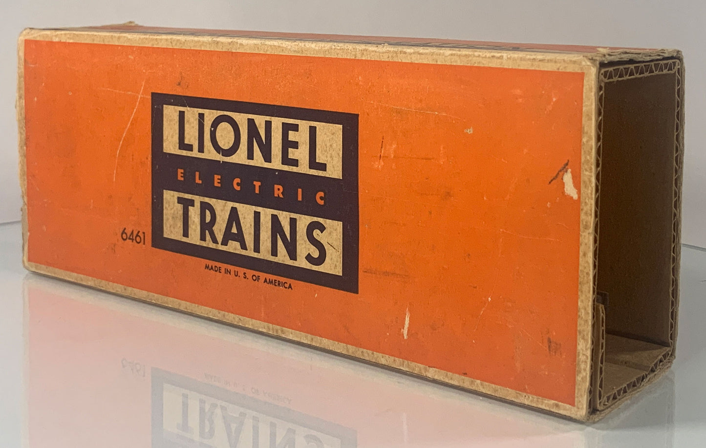 LIONEL • O GAUGE • 1949-1950 Postwar 6461 Transformer Car • Original Box • VERY GOOD COND