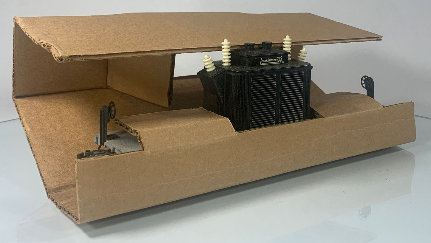 LIONEL • O GAUGE • 1949-1950 Postwar 6461 Transformer Car • Original Box • VERY GOOD COND