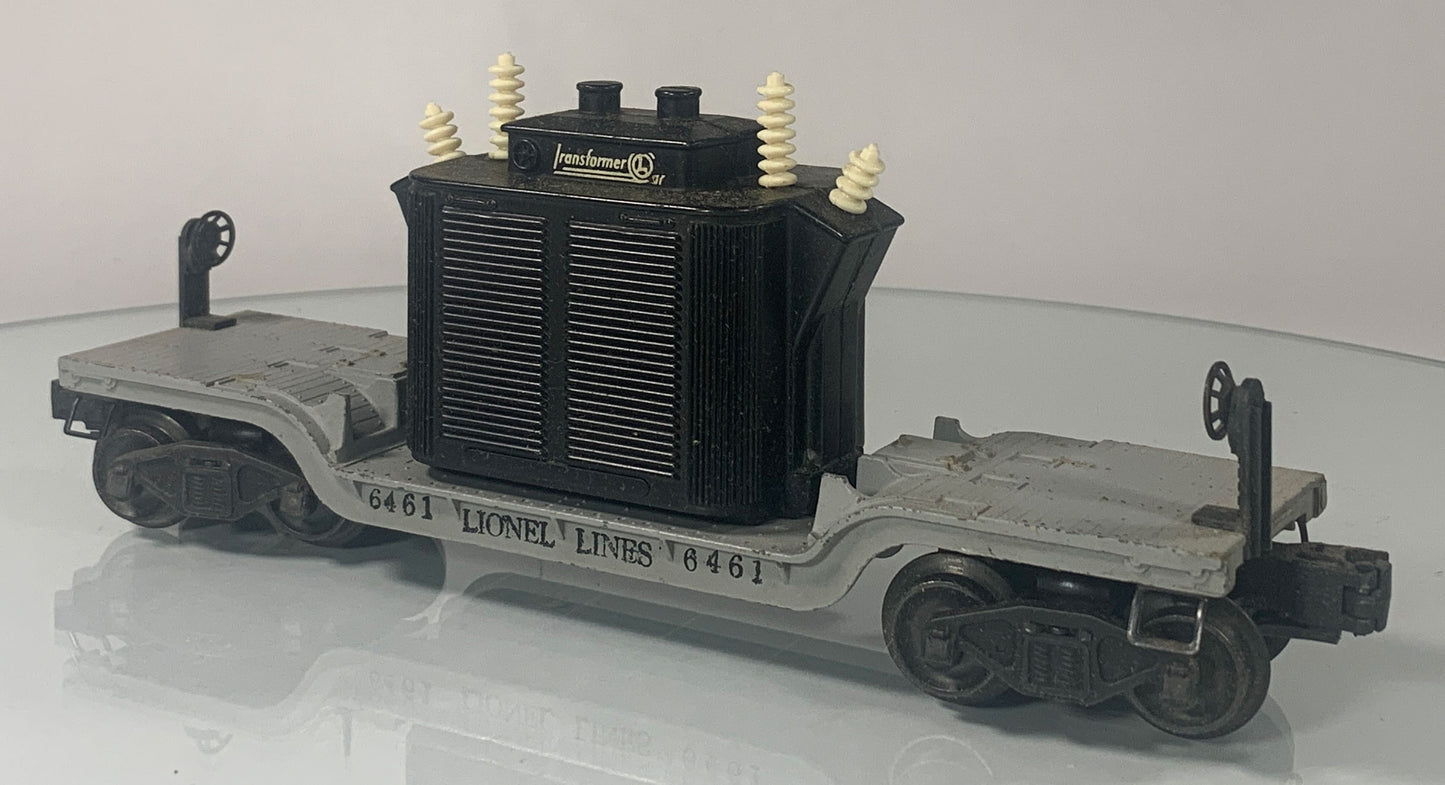 LIONEL • O GAUGE • 1949-1950 Postwar 6461 Transformer Car • Original Box • VERY GOOD COND