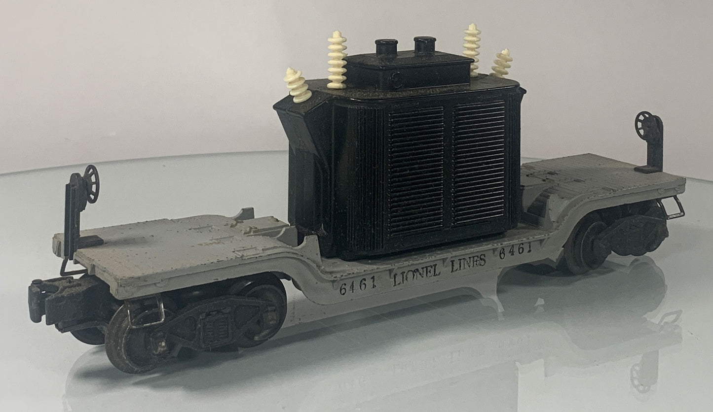 LIONEL • O GAUGE • 1949-1950 Postwar 6461 Transformer Car • Original Box • VERY GOOD COND
