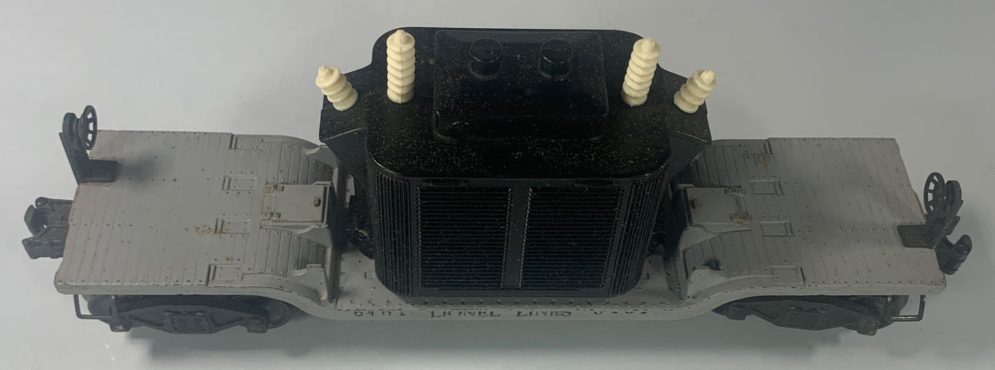 LIONEL • O GAUGE • 1949-1950 Postwar 6461 Transformer Car • Original Box • VERY GOOD COND