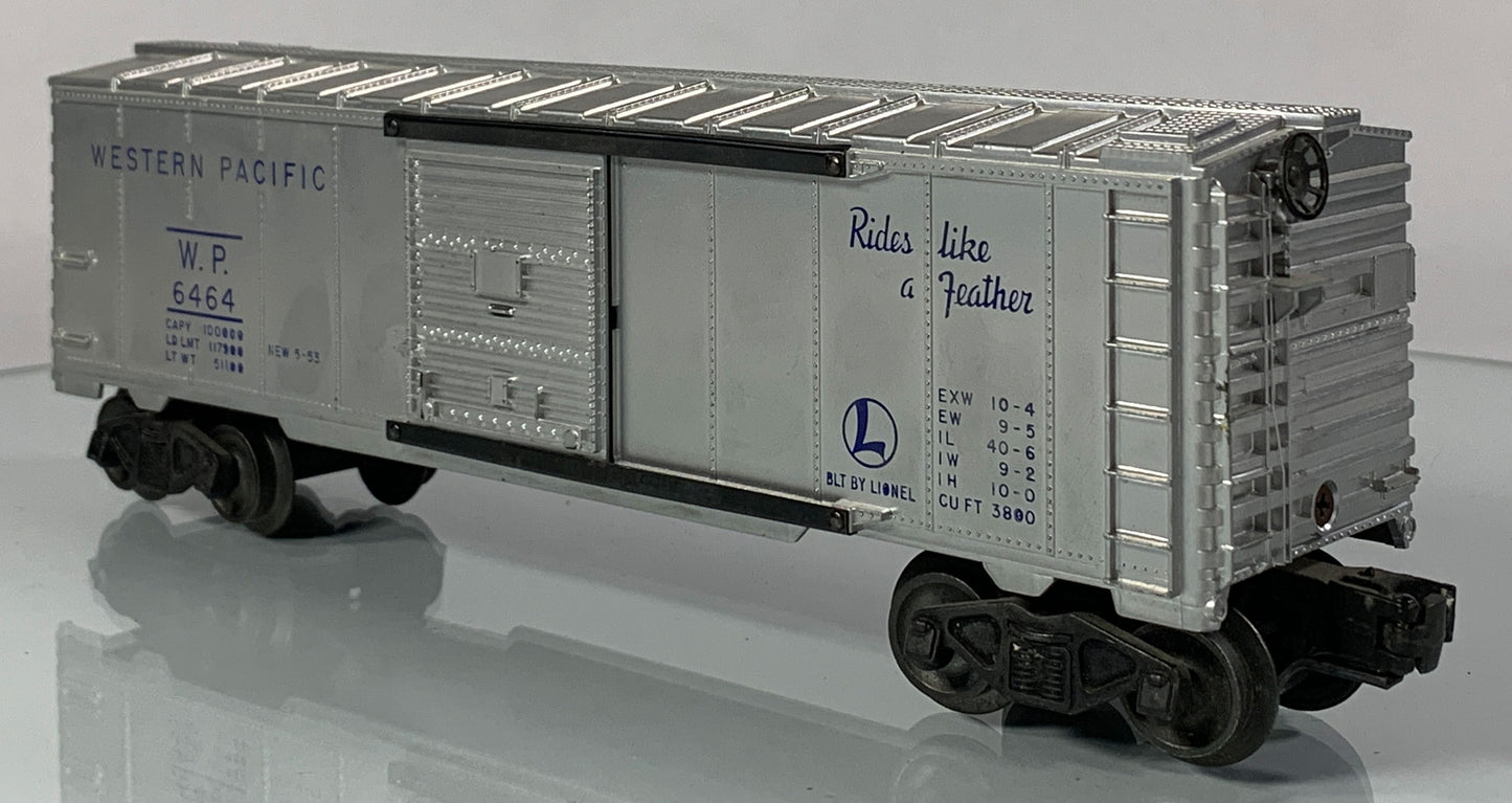 LIONEL • O GAUGE • 1953-1954 Postwar 6464-1 Western Pacific Boxcar • Loose • EX COND