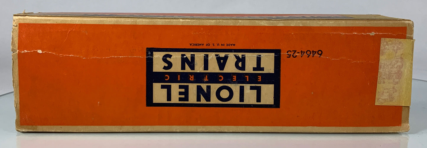 LIONEL • O GAUGE • 1953-1954 Postwar 6464-25 Great Northern Boxcar w Orig Box • EX COND