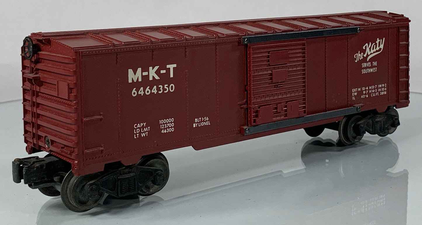 LIONEL • O GAUGE • 1956 Postwar 6464-350 M-K-T Boxcar • Loose • VG COND