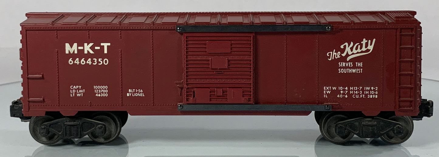 LIONEL • O GAUGE • 1956 Postwar 6464-350 M-K-T Boxcar • Loose • VG COND