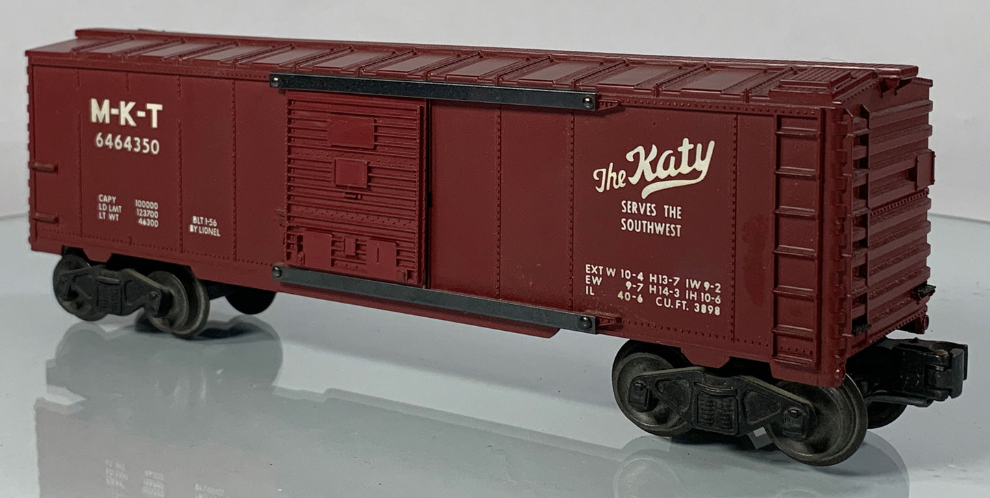 LIONEL • O GAUGE • 1956 Postwar 6464-350 M-K-T Boxcar • Loose • VG COND