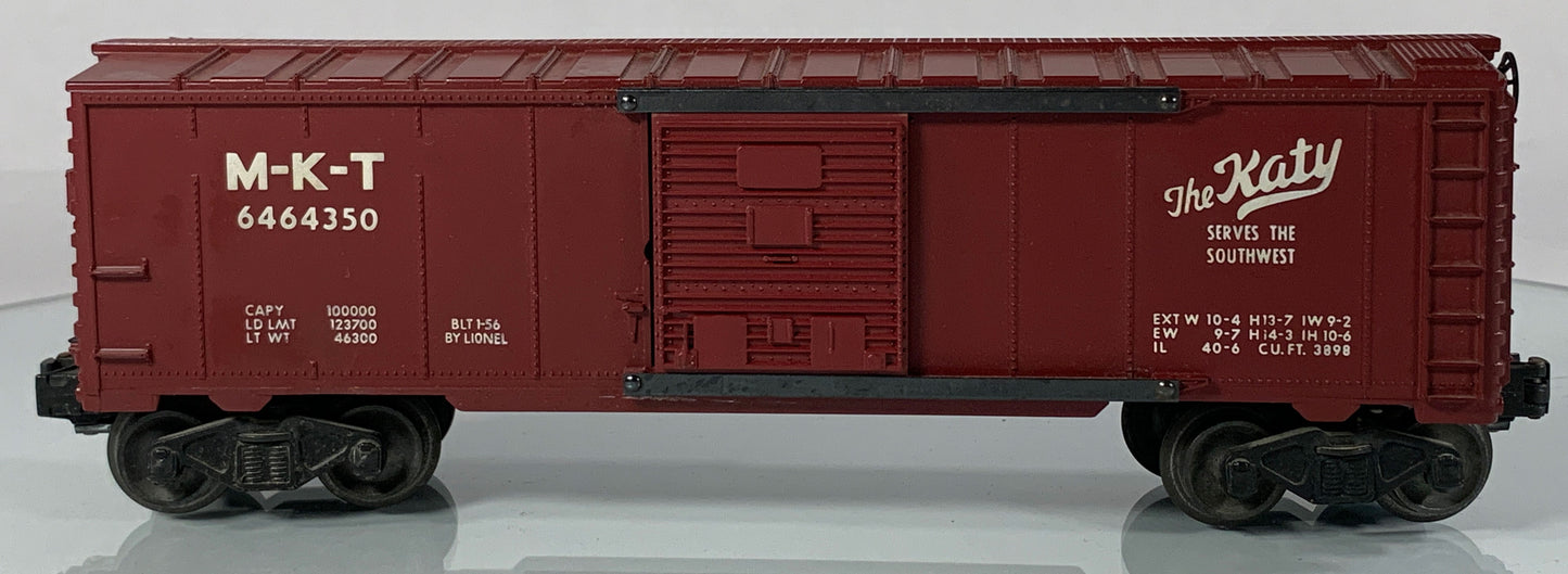 LIONEL • O GAUGE • 1956 Postwar 6464-350 M-K-T Boxcar • Loose • VG COND