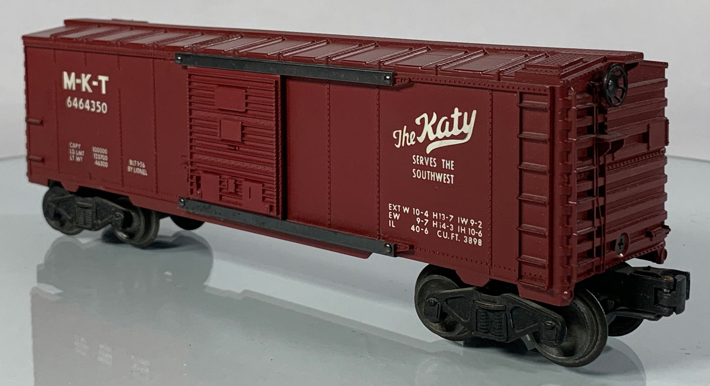 LIONEL • O GAUGE • 1956 Postwar 6464-350 M-K-T Boxcar • Loose • VG COND