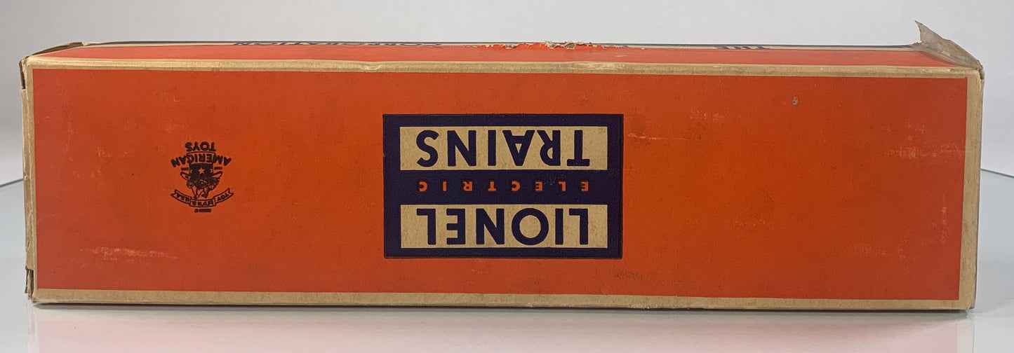 LIONEL • O GAUGE • 1956 Postwar 6467 (Miscellaneous) Bulkhead Car • Original Box • VERY GOOD COND
