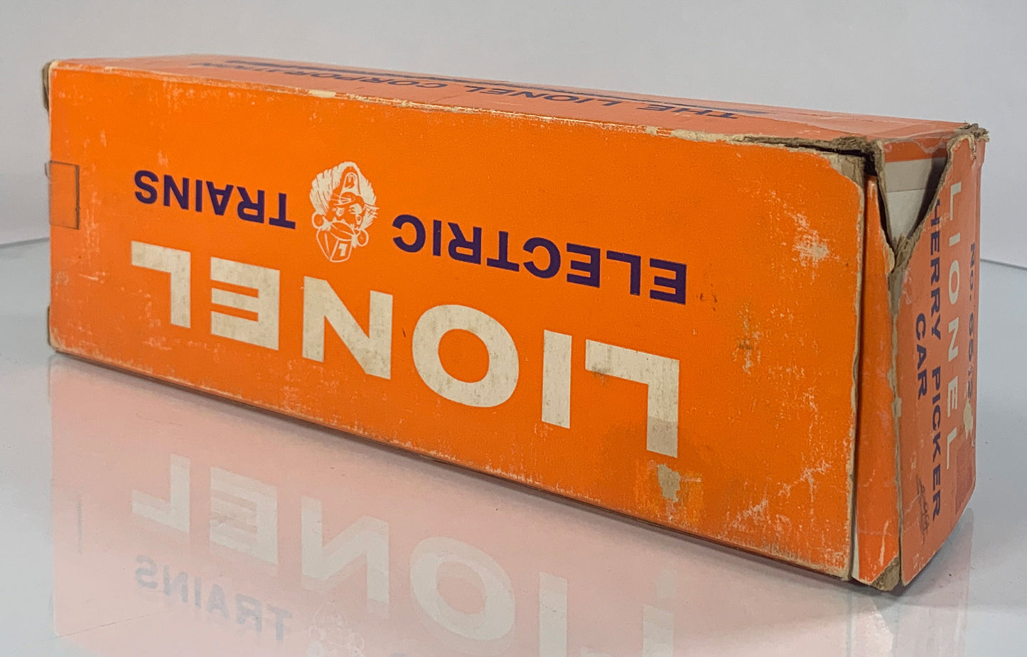 LIONEL • O GAUGE • 1962-1963 Postwar 6512 Cherry Picker Car • Original Box • EX COND