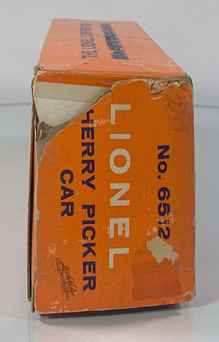 LIONEL • O GAUGE • 1962-1963 Postwar 6512 Cherry Picker Car • Original Box • EX COND