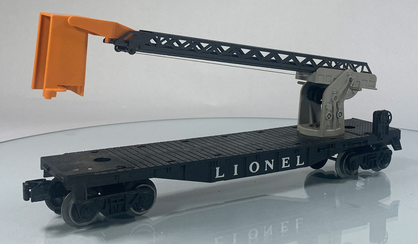 LIONEL • O GAUGE • 1962-1963 Postwar 6512 Cherry Picker Car • Original Box • EX COND