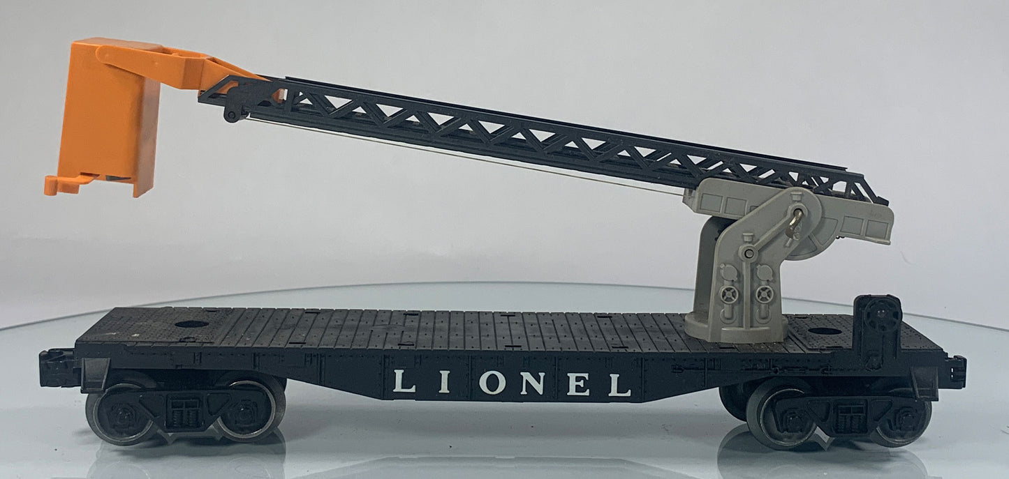 LIONEL • O GAUGE • 1962-1963 Postwar 6512 Cherry Picker Car • Original Box • EX COND