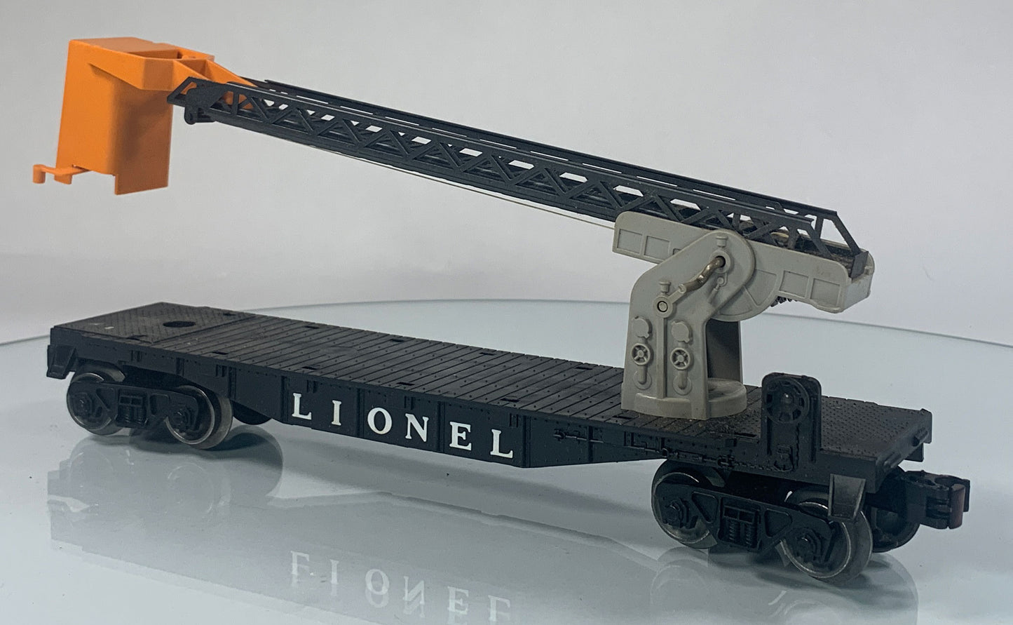 LIONEL • O GAUGE • 1962-1963 Postwar 6512 Cherry Picker Car • Original Box • EX COND