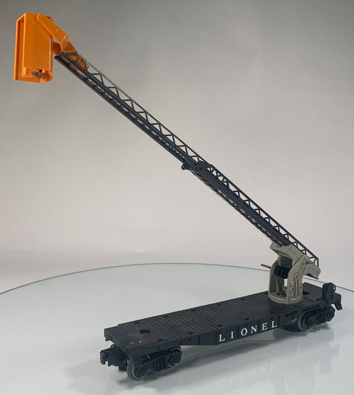 LIONEL • O GAUGE • 1962-1963 Postwar 6512 Cherry Picker Car • Original Box • EX COND