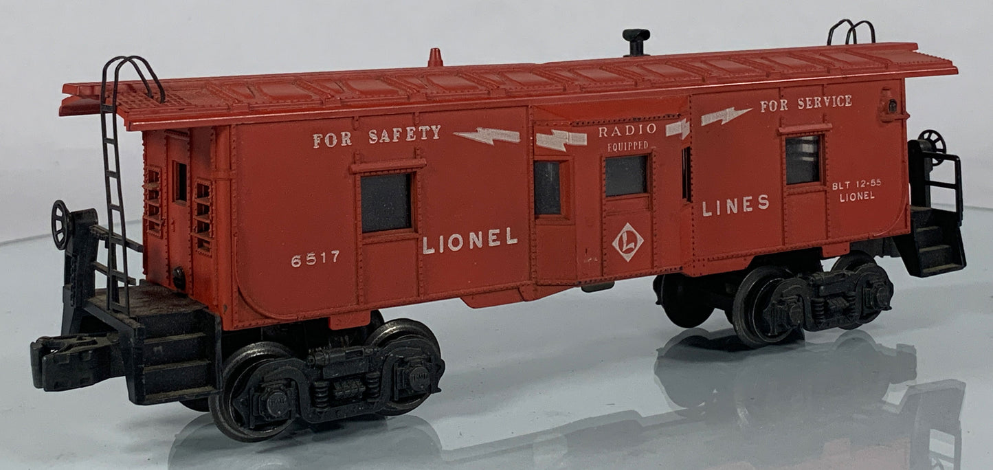 LIONEL • O GAUGE • 1955-1959 Postwar 6517 Bay Window Caboose • Loose • VG COND