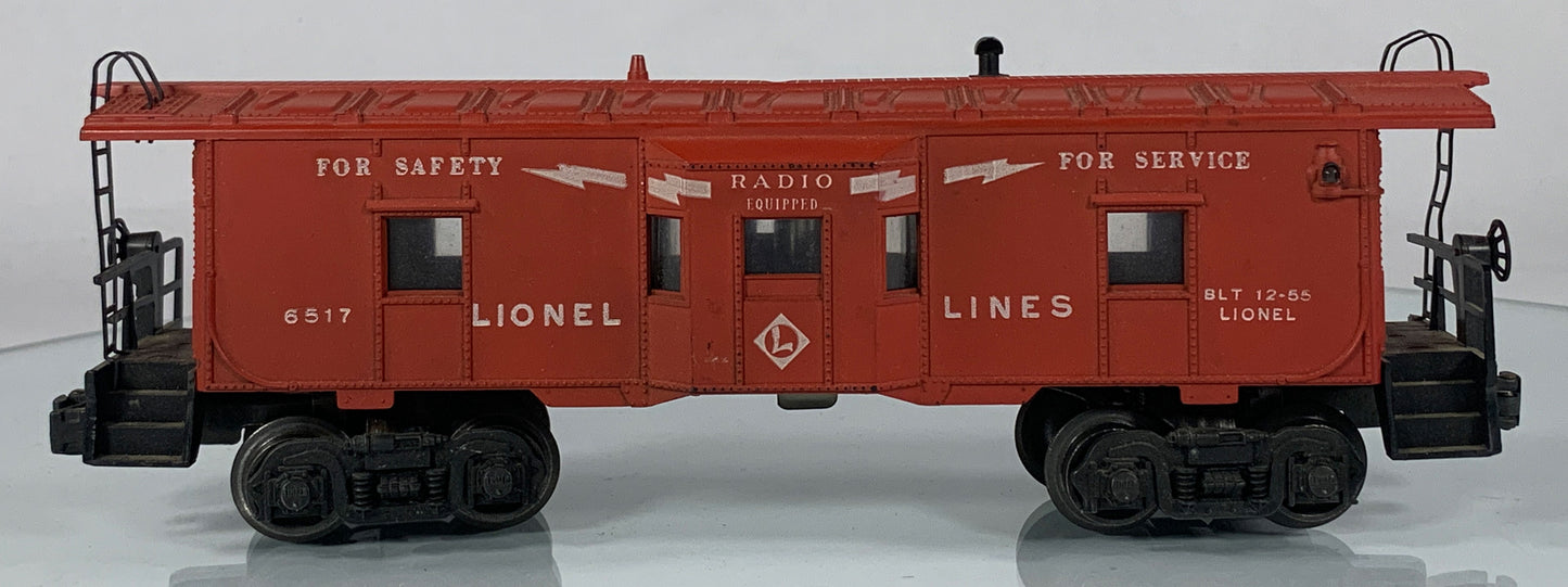 LIONEL • O GAUGE • 1955-1959 Postwar 6517 Bay Window Caboose • Loose • VG COND